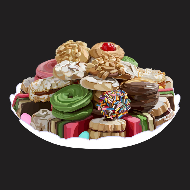 Italian Assorted Colorful Cookie Platter Tray Humo T-shirt | Artistshot