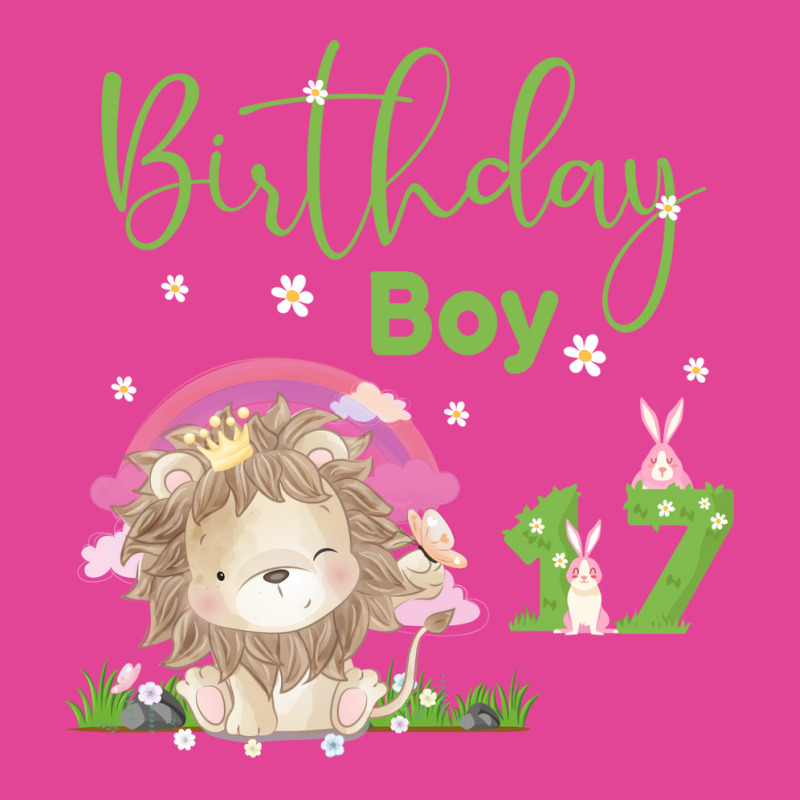 Cute Lion 17th Birthday Boy Funny T-shirt | Artistshot