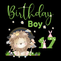 Cute Lion 17th Birthday Boy Funny Zipper Hoodie | Artistshot