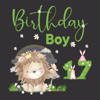 Cute Lion 17th Birthday Boy Funny Vintage Hoodie And Short Set | Artistshot