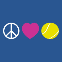 Peace Love Tennis Vintage T-shirt | Artistshot