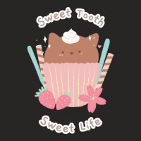 Sweet Tooth Sweet Life Baking 80s Ladies Fitted T-shirt | Artistshot