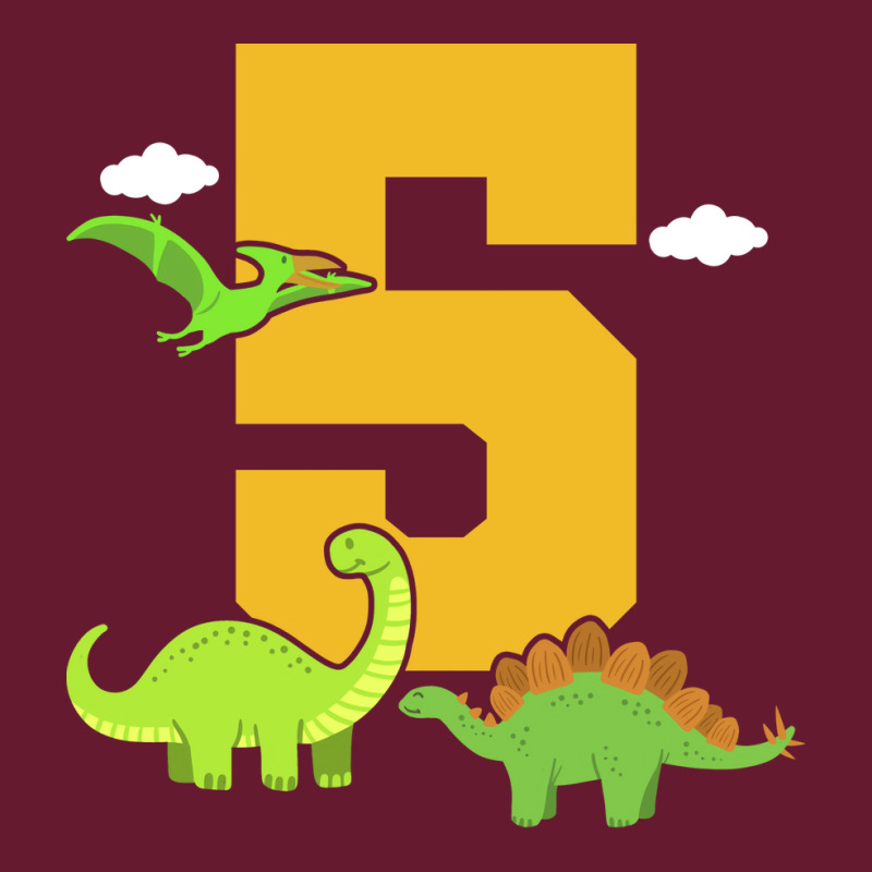 5th Birthday Dinosaur Retro Classic T-shirt | Artistshot