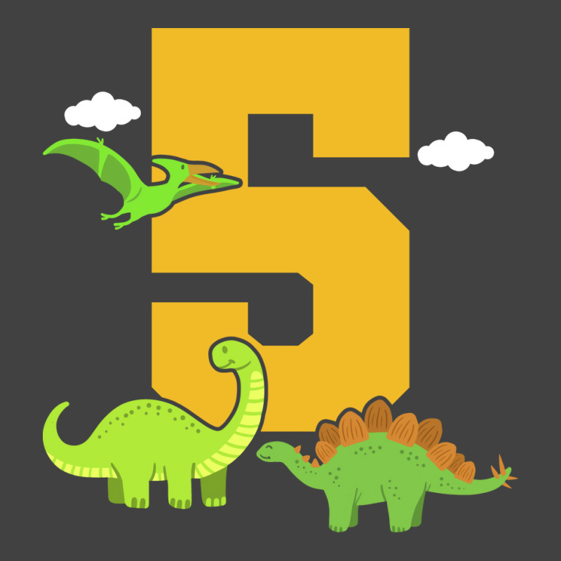 5th Birthday Dinosaur Retro Vintage T-shirt | Artistshot