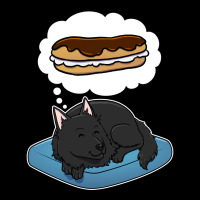 Belgian Sheepdog Dreaming About Eclairs Tumblr Pocket T-shirt | Artistshot