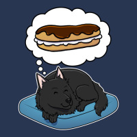 Belgian Sheepdog Dreaming About Eclairs Tumblr Men Denim Jacket | Artistshot