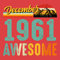 December 1961 Birthday Gift  Vintage December 1961 Tank Top | Artistshot