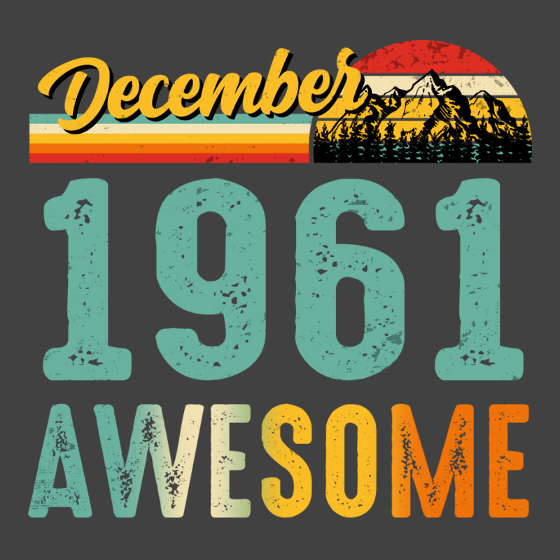 December 1961 Birthday Gift  Vintage December 1961 Vintage T-shirt | Artistshot