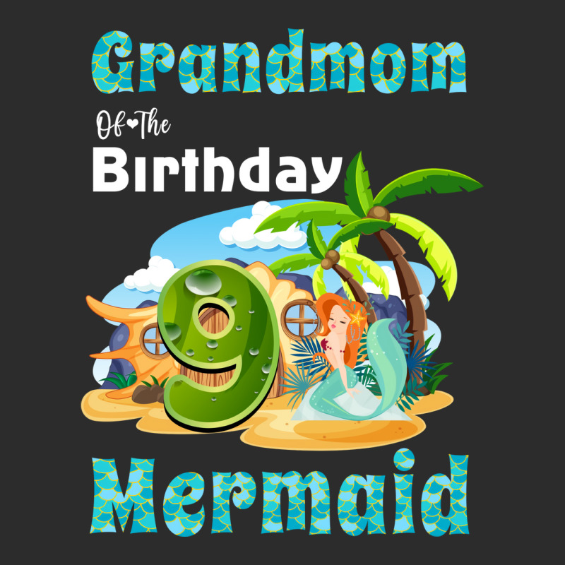 Cute Mermaid Grandmom Of The 9th Birthday Quote Exclusive T-shirt | Artistshot