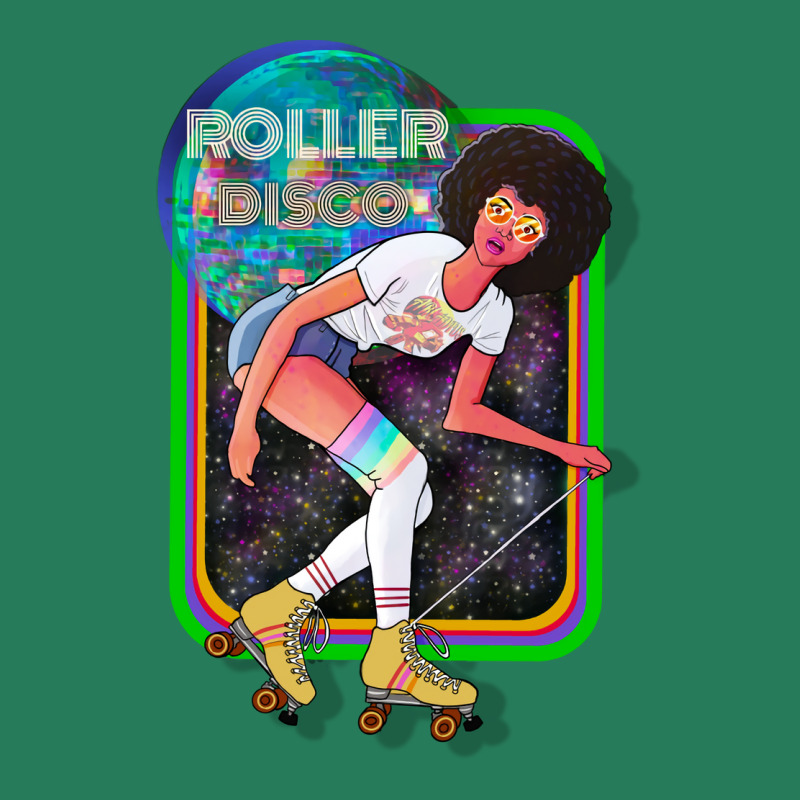 70s Roller Disco Girl Red T-Shirt by bafixtreemm | Artistshot