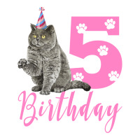 Happy Birthday 5th Cute Birthday British Shorthair V-neck Tee | Artistshot