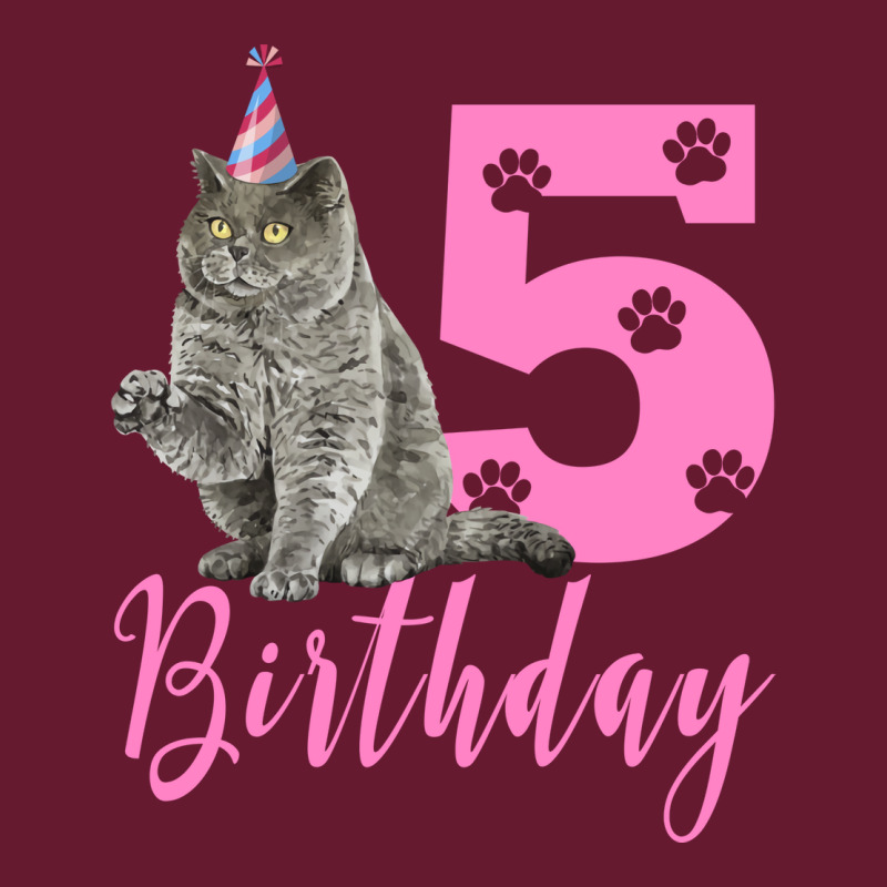 Happy Birthday 5th Cute Birthday British Shorthair Classic T-shirt | Artistshot