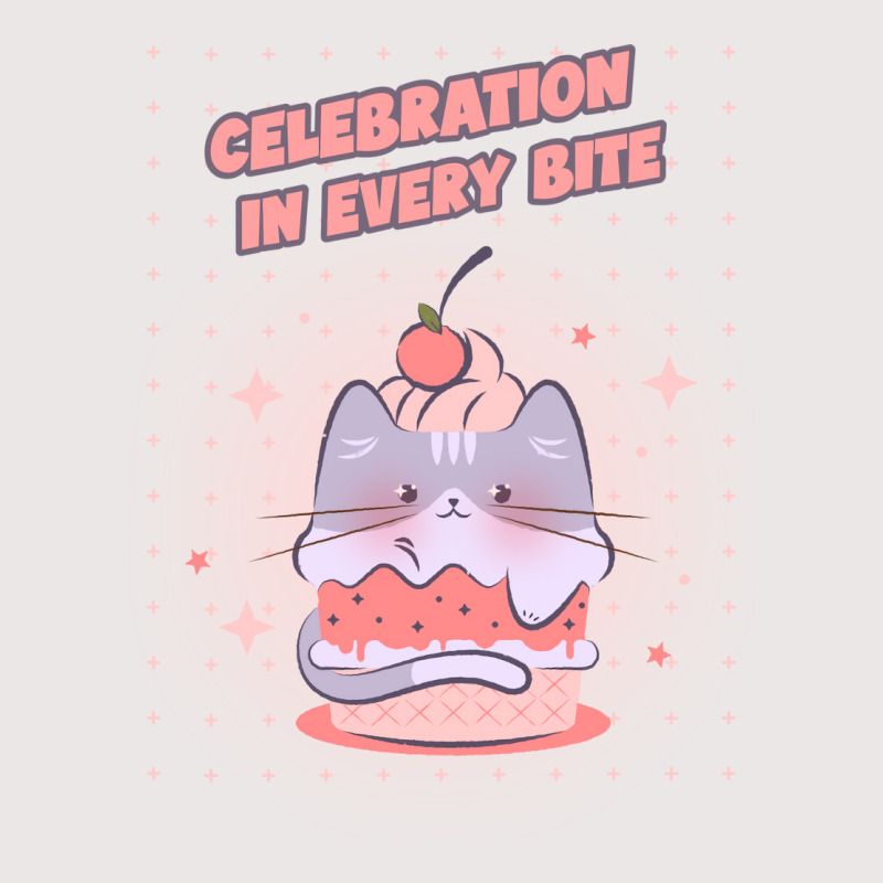 Celebration In Every Bite Cupcake Blue Pocket T-shirt | Artistshot