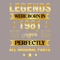 Legends Were Born In 1981 Birthday Trending Vintage Hoodie | Artistshot