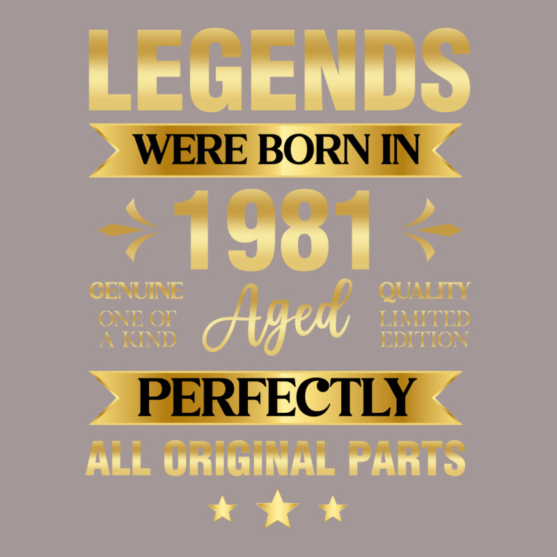 Legends Were Born In 1981 Birthday Trending Vintage Hoodie | Artistshot