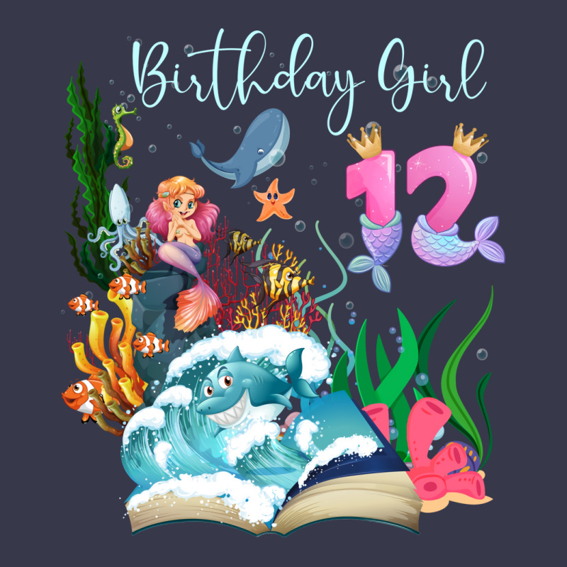 Cute Mermaid 12th Birthday Girl Gift Long Sleeve Shirts | Artistshot