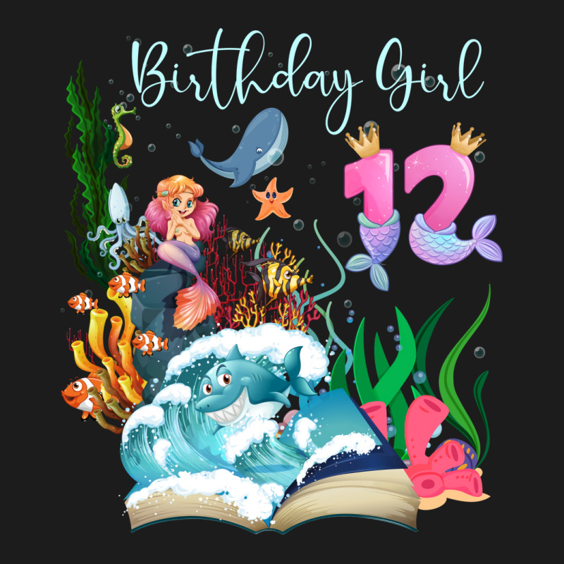 Cute Mermaid 12th Birthday Girl Gift Hoodie & Jogger Set | Artistshot