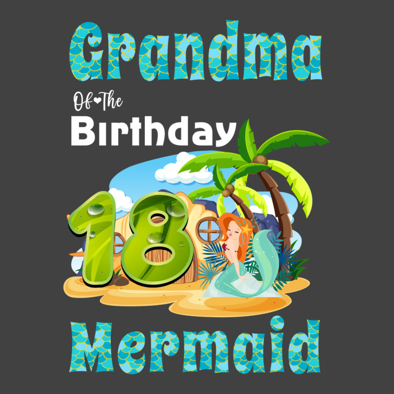 Cute Mermaid Gramma Of The 18th Birthday Hipster Vintage T-shirt | Artistshot