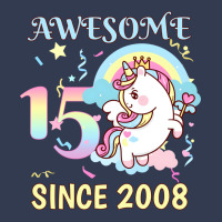 Cute Unicorn Rainbow 15th Birthday Awesome Since 2 V-neck Tee | Artistshot