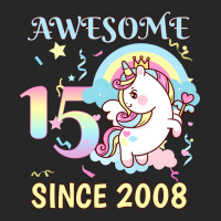 Cute Unicorn Rainbow 15th Birthday Awesome Since 2 Men's T-shirt Pajama Set | Artistshot