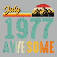 July 1977 Birthday Gift  Vintage July 1977 Awesome Zipper Hoodie | Artistshot