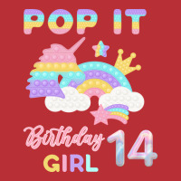 Pop It 14th Birthday Girl Vintage T-shirt | Artistshot