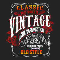 Vintage Birthday 1957 Aged To Perfection 1957 Birt 3/4 Sleeve Shirt | Artistshot