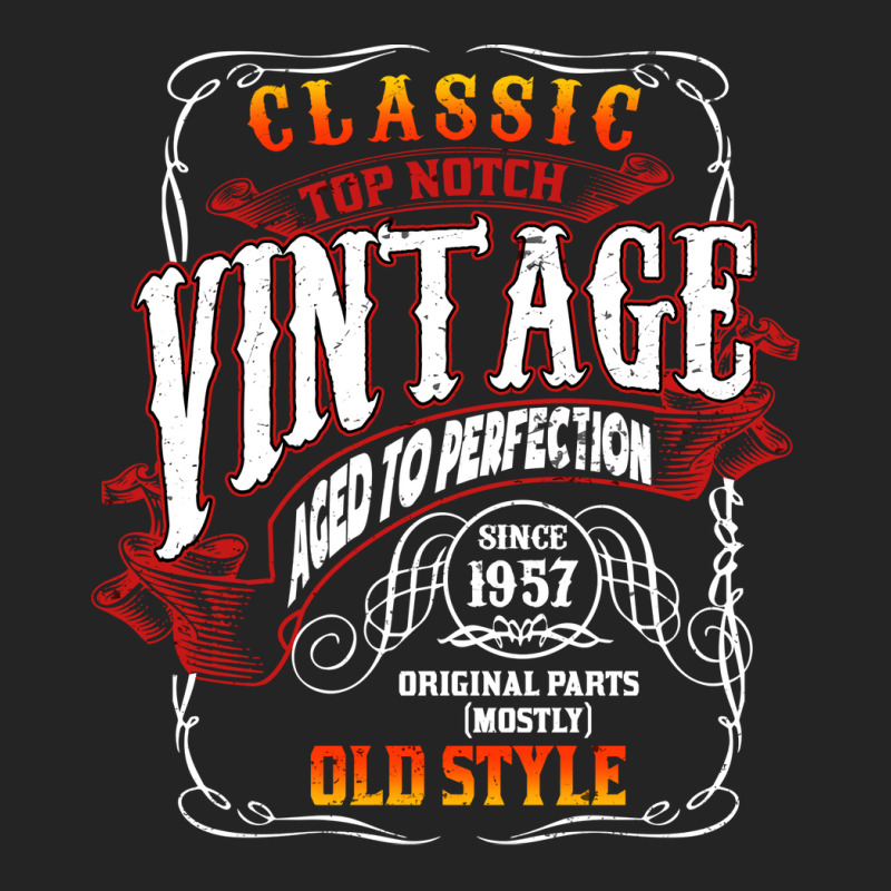 Vintage Birthday 1957 Aged To Perfection 1957 Birt 3/4 Sleeve Shirt | Artistshot