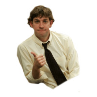 Jim Halpert Thumbs Up 3/4 Sleeve Shirt | Artistshot