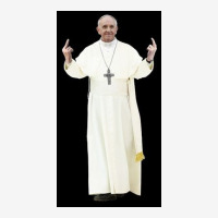 High Resolution Standing Bird Flipping Pope Franci Baby Beanies | Artistshot