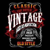 Vintage Birthday 1933 Aged To Perfection 1933 Birt Fleece Short | Artistshot