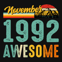 November 1992 Birthday Gift  Vintage November 1992 Graphic T-shirt | Artistshot