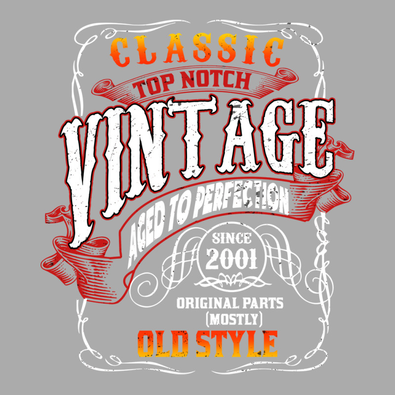 Vintage Birthday 2001 Aged To Perfection 2001 Birt T-shirt | Artistshot