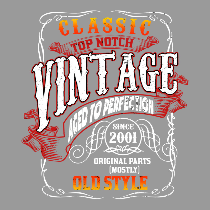 Vintage Birthday 2001 Aged To Perfection 2001 Birt Graphic T-shirt | Artistshot