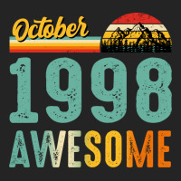 October 1998 Birthday Gift  Vintage October 1998 A 3/4 Sleeve Shirt | Artistshot