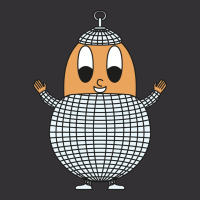 Discoball Egg Music Vintage Hoodie | Artistshot