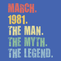 40th Birthday Man Myth Legend 1981 Hipster Zipper Hoodie | Artistshot