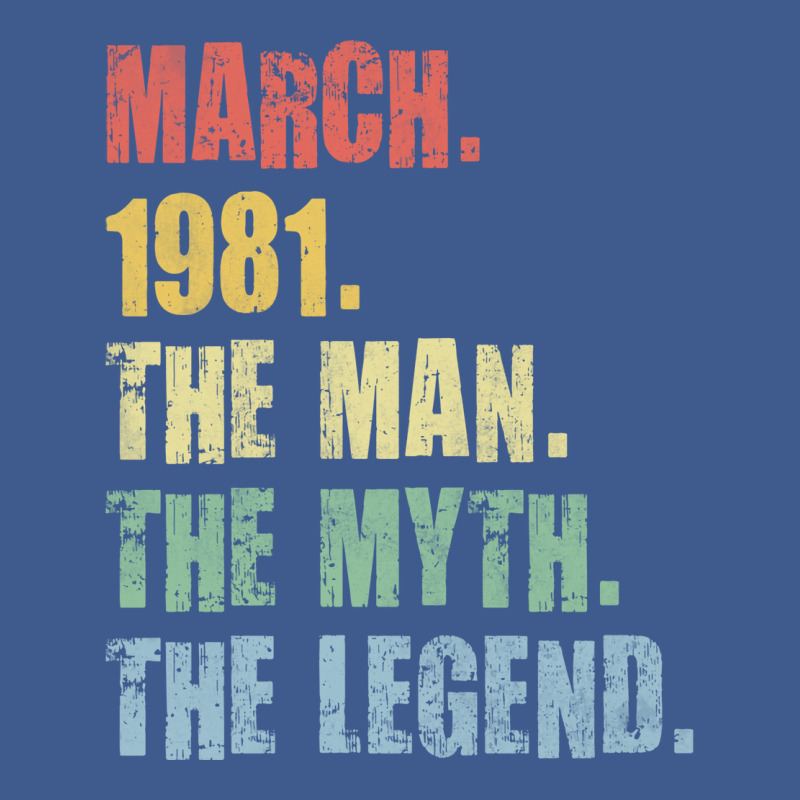 40th Birthday Man Myth Legend 1981 Hipster Champion Hoodie | Artistshot