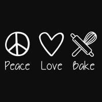 Peace Pastry Baker Baking Cake Travel Crop Top | Artistshot