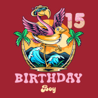 Cute Flamingo 15th Birthday Boy Vintage Long Sleeve Shirts | Artistshot