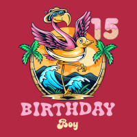 Cute Flamingo 15th Birthday Boy Vintage Champion Hoodie | Artistshot