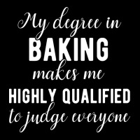 Baking Degree Funny Saying 80s Zipper Hoodie | Artistshot