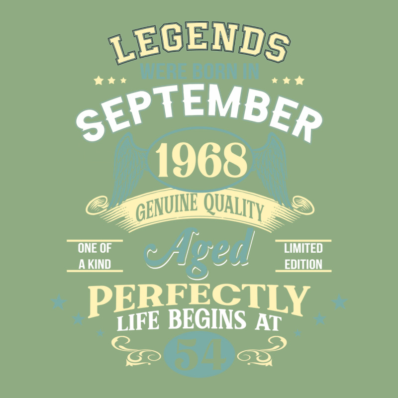 54th Birthday Decoration Legends Were Born In Sept Graphic T-shirt | Artistshot