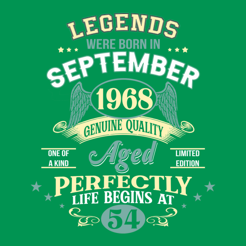 54th Birthday Decoration Legends Were Born In Sept Classic T-shirt | Artistshot