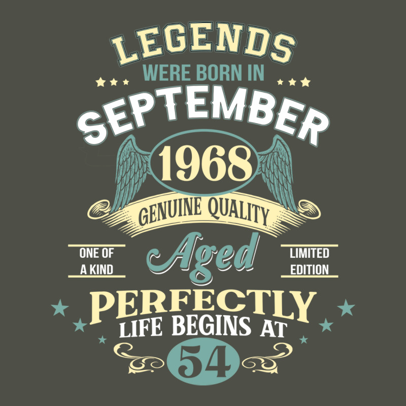 54th Birthday Decoration Legends Were Born In Sept Fleece Short | Artistshot