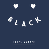 Simple Black Lives Matter In Black And White Letters - Protest Gifts Men Denim Jacket | Artistshot