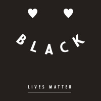 Simple Black Lives Matter In Black And White Letters - Protest Gifts Tank Top | Artistshot