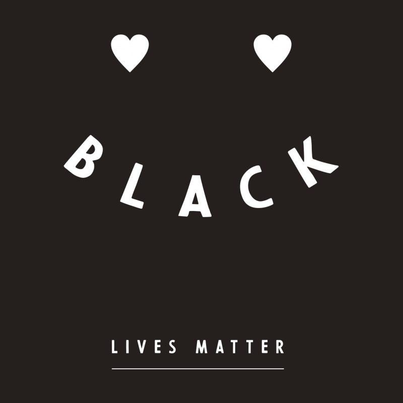 Simple Black Lives Matter In Black And White Letters - Protest Gifts Tank Top by Diogo Calheiros | Artistshot