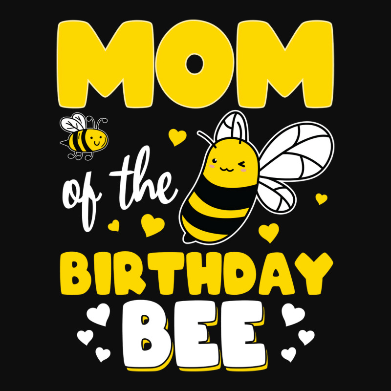 Mom Of The Birthday Bee Funny Crop Top | Artistshot