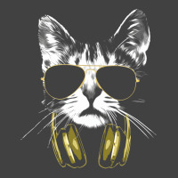 Dj Cat Bling Bling Green Vintage T-shirt | Artistshot